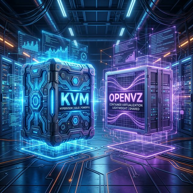 KVM vs OpenVZ: The Best VPS Hosting 2026 Comparison (Cheap & Fast)